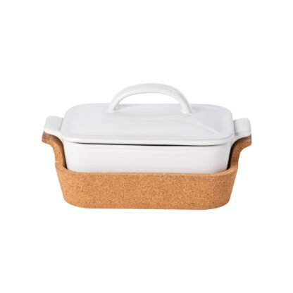 ENSEMBLE Casserole rect. 24, White