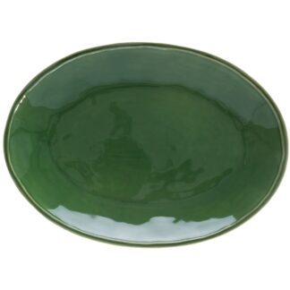 FONTANA Oval platter 40, Forest green