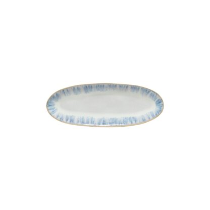 BRISA Oval plate/platter 24, Ria blue