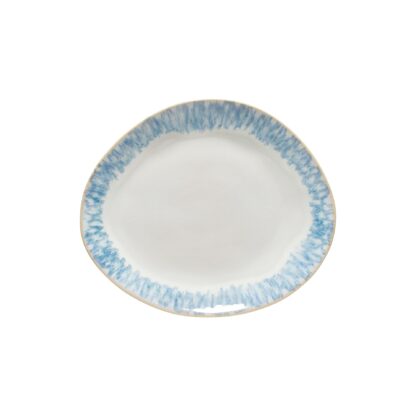 BRISA Oval dinner plate/platter 27, Ria blue