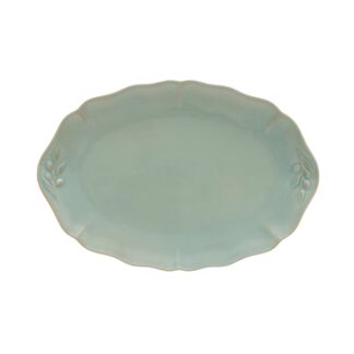 ALENTEJO Oval platter 32, Turquoise