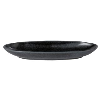 BOUTIQUE Oval platter 33, Matte black