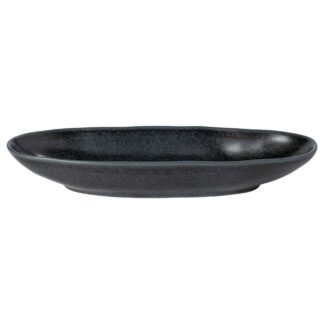 BOUTIQUE Oval platter 41, Matte black
