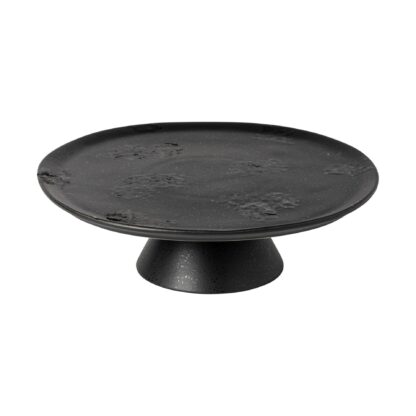 BOUTIQUE Footed plate 28, Black moon