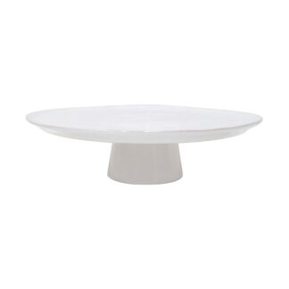 APARTE Footed plate 33, White