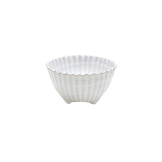 APARTE Shell footed bowl 14cm, White
