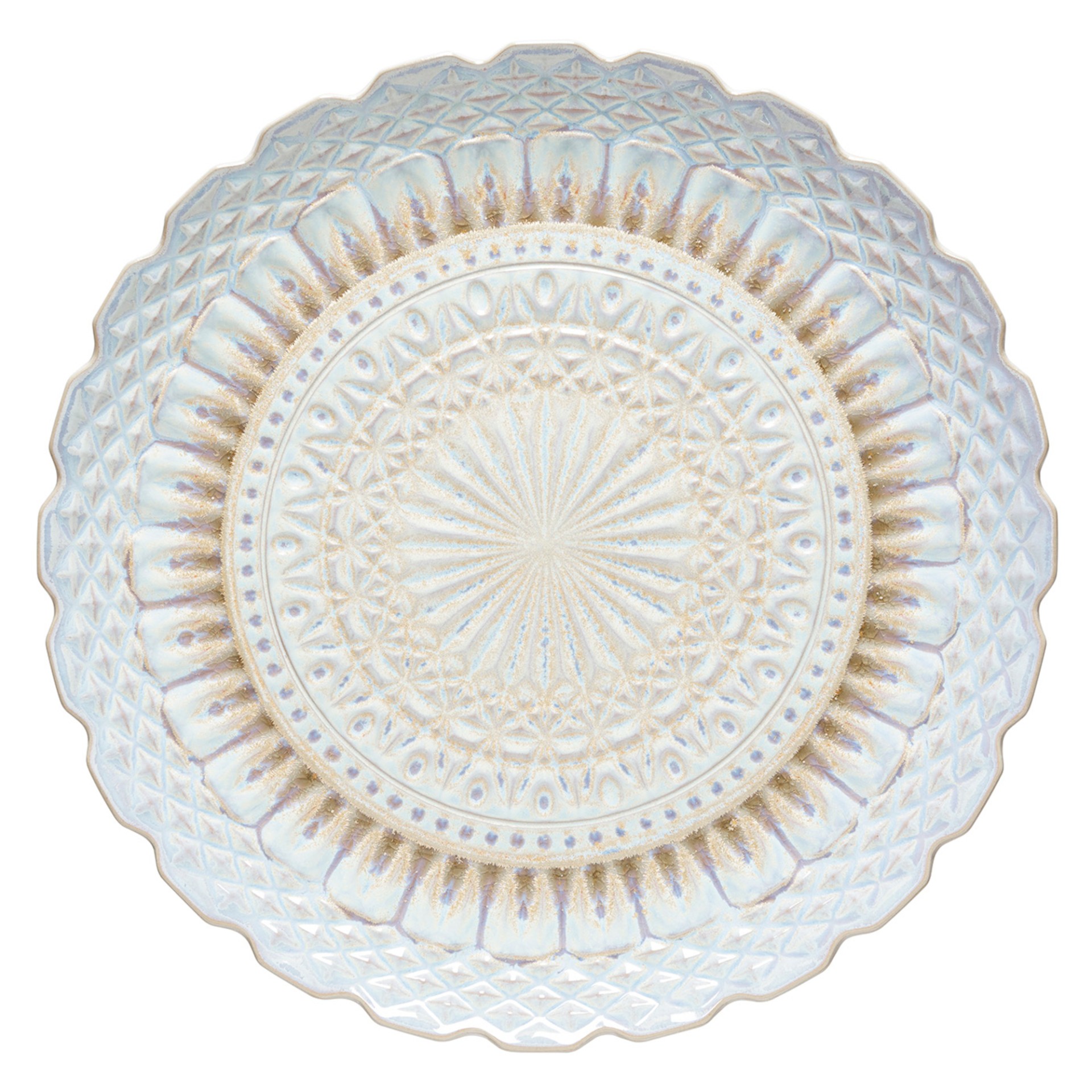 CRISTAL Round platter 39, Nacar