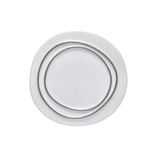 ÂMBAR Round plate 28, Salt of the sea