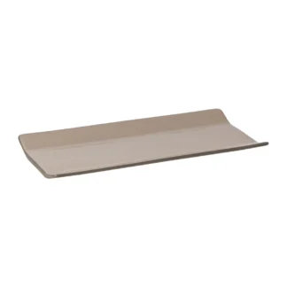 COASTLAND Rect. plate/tray 28, Wet sand (taupe)