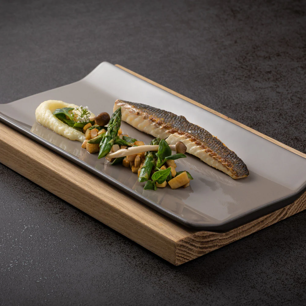 COASTLAND Rect. plate/tray 28, Wet sand (taupe) - Image 2