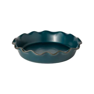 STACKED ORGANIC Pie Dish 27, Deep sea