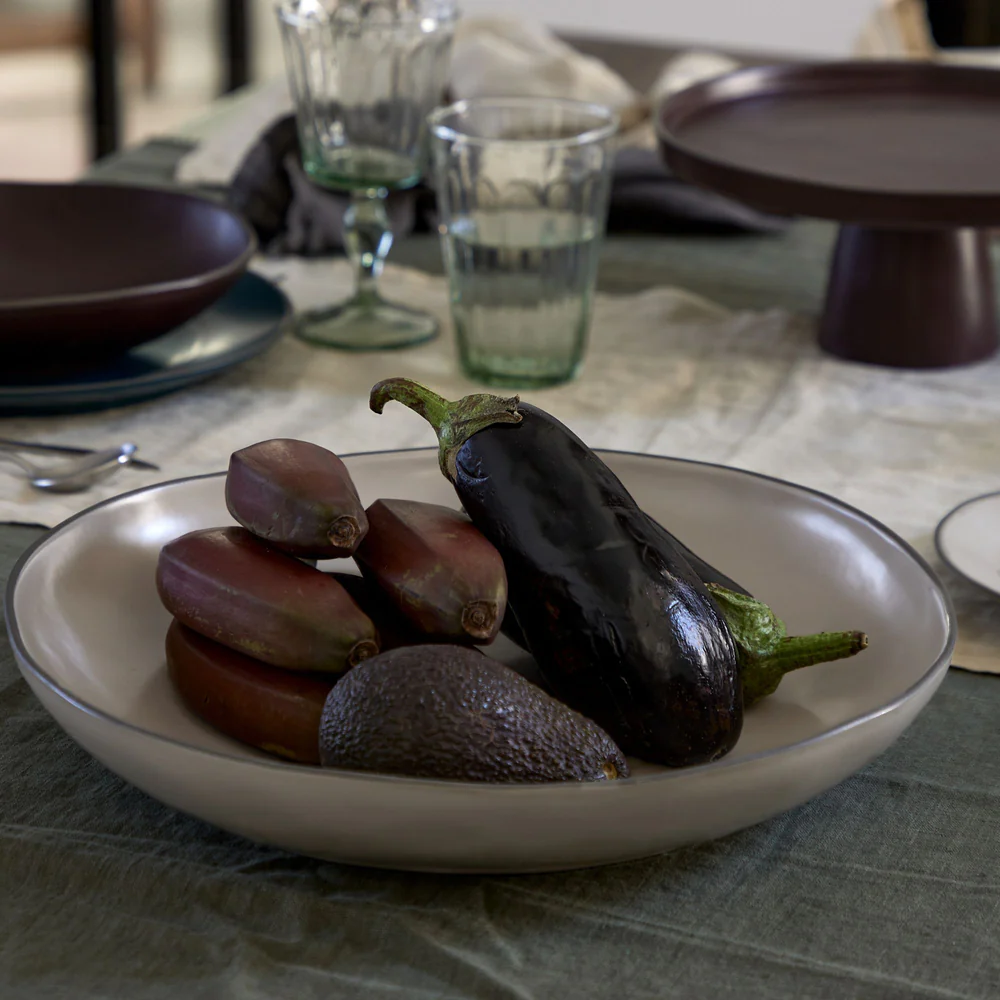 STACKED ORGANIC Serving bowl 37, Cremini - Image 4