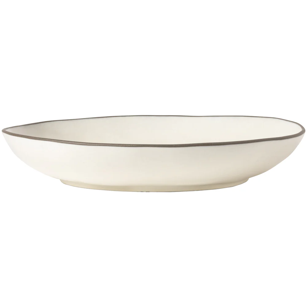 STACKED ORGANIC Serving bowl 37, Salt - Image 3