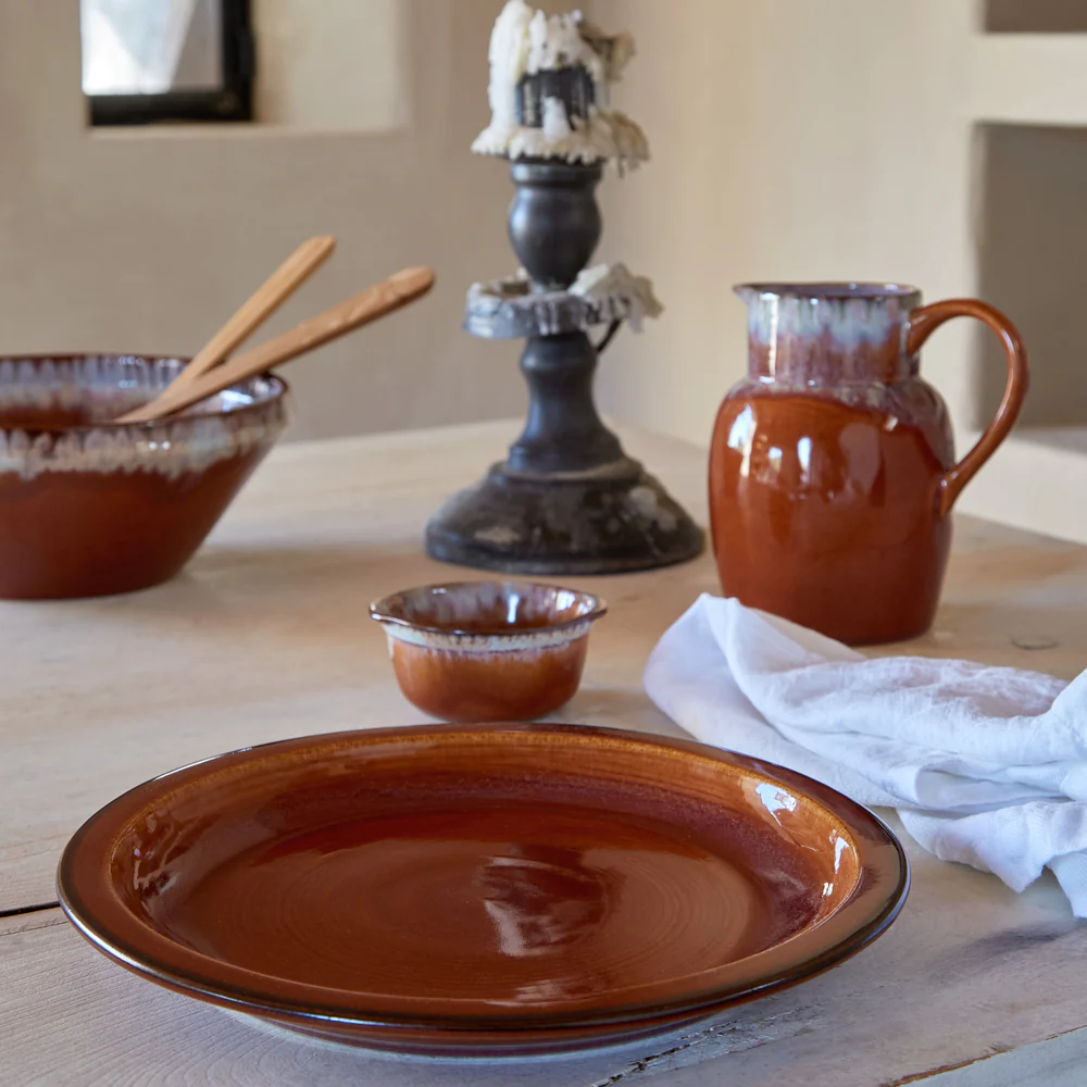 POTERIE Dinner plate 26, Caramel - Image 3