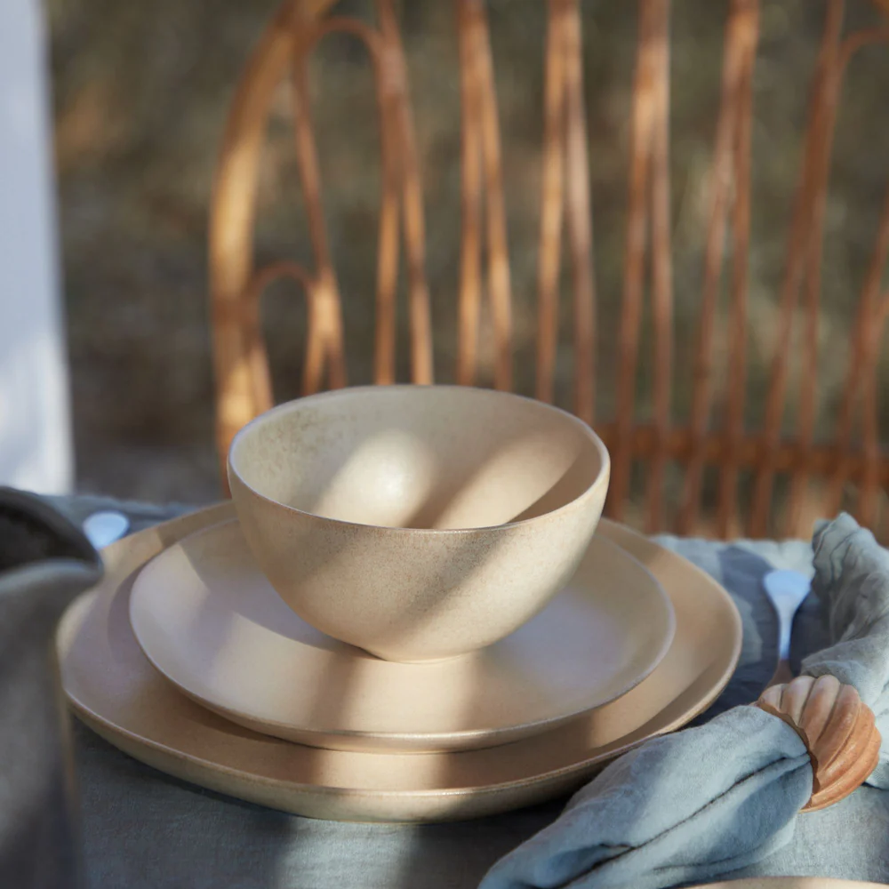 LIVIA Salad/dessert plate 22, Champagne - Image 3