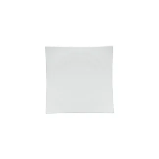 RESONANCE Porcelain square plate 18, White
