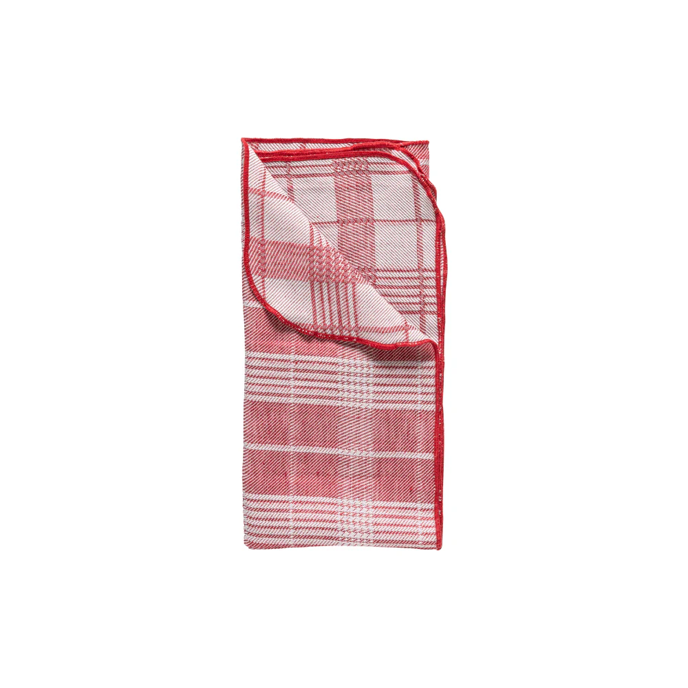 CAROLINA Napkin 50% LI 50% CO, Red