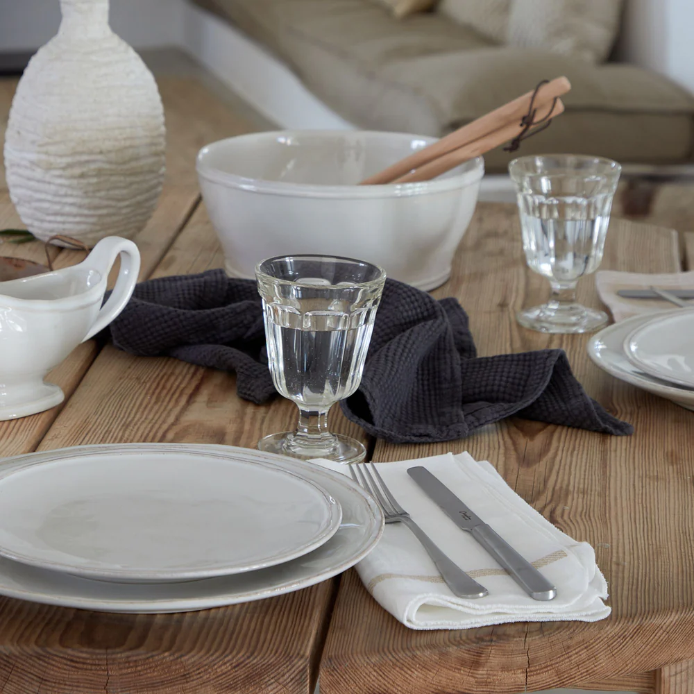 CAROLINA Napkin 50% LI 50% CO, White-Caramel - Image 2