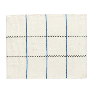 JOANA Placemat 100% recycled cotton, White-Blue