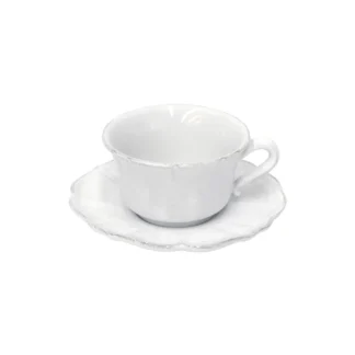 IMPRESSIONS Jumbo cup and saucer 0.38 L, White
