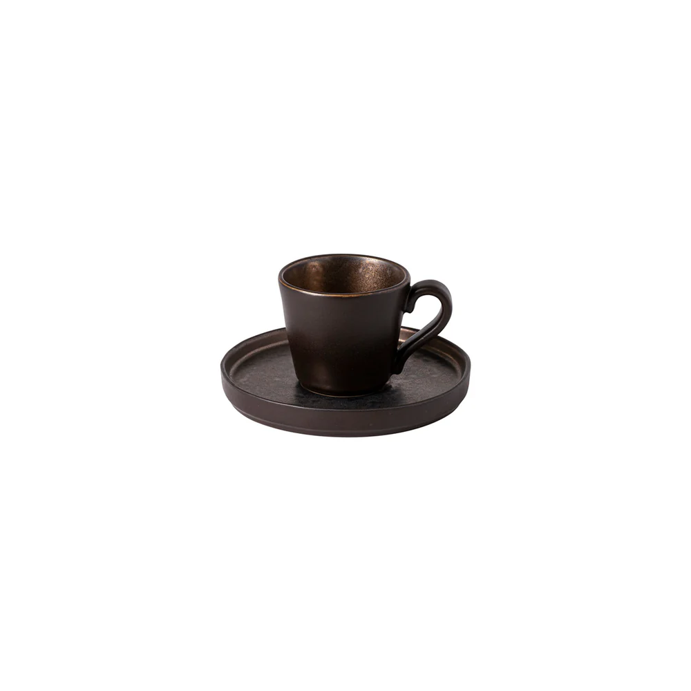 LAGOA Coffee cup and saucer 0.09L, Metal