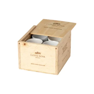 GRESPRESSO NATURE Gift box 8 espresso cups , White