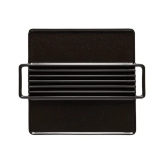 NÓTOS Square serving plate 33, Latitude black