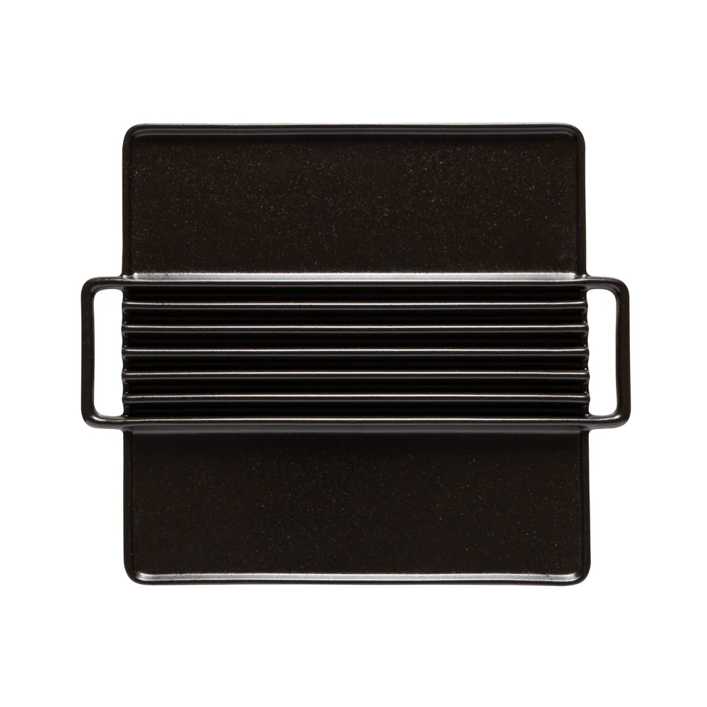 NÓTOS Square serving plate 33, Latitude black