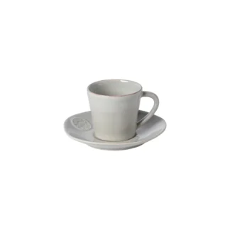 NOVA Tea cup and saucer 0.19 L, Sand grey