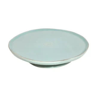 NOVA Footed plate 26, Turquoise