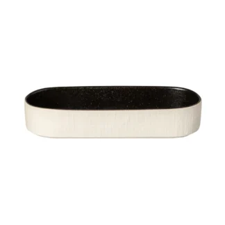 NÓTOS Deep oval tray 25, Latitude black