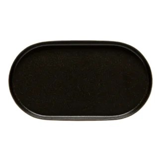 NÓTOS Oval platter 37, Latitude black
