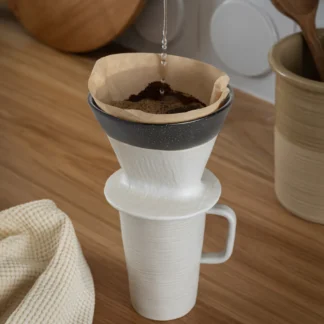 NÓTOS Pour over coffee dripper 12, Latitude black