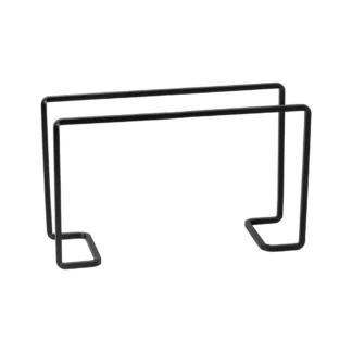 BOUTIQUE High metallic riser 28, Metallic black