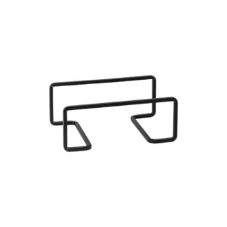 BOUTIQUE Low metallic riser 20, Metallic black