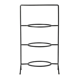 BOUTIQUE 3 Round stage metallic holder, Metallic b