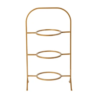 MARRAKESH 3 Appetizer plates holder , Gold