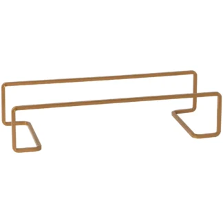 BOUTIQUE Low metallic riser 36, Gold