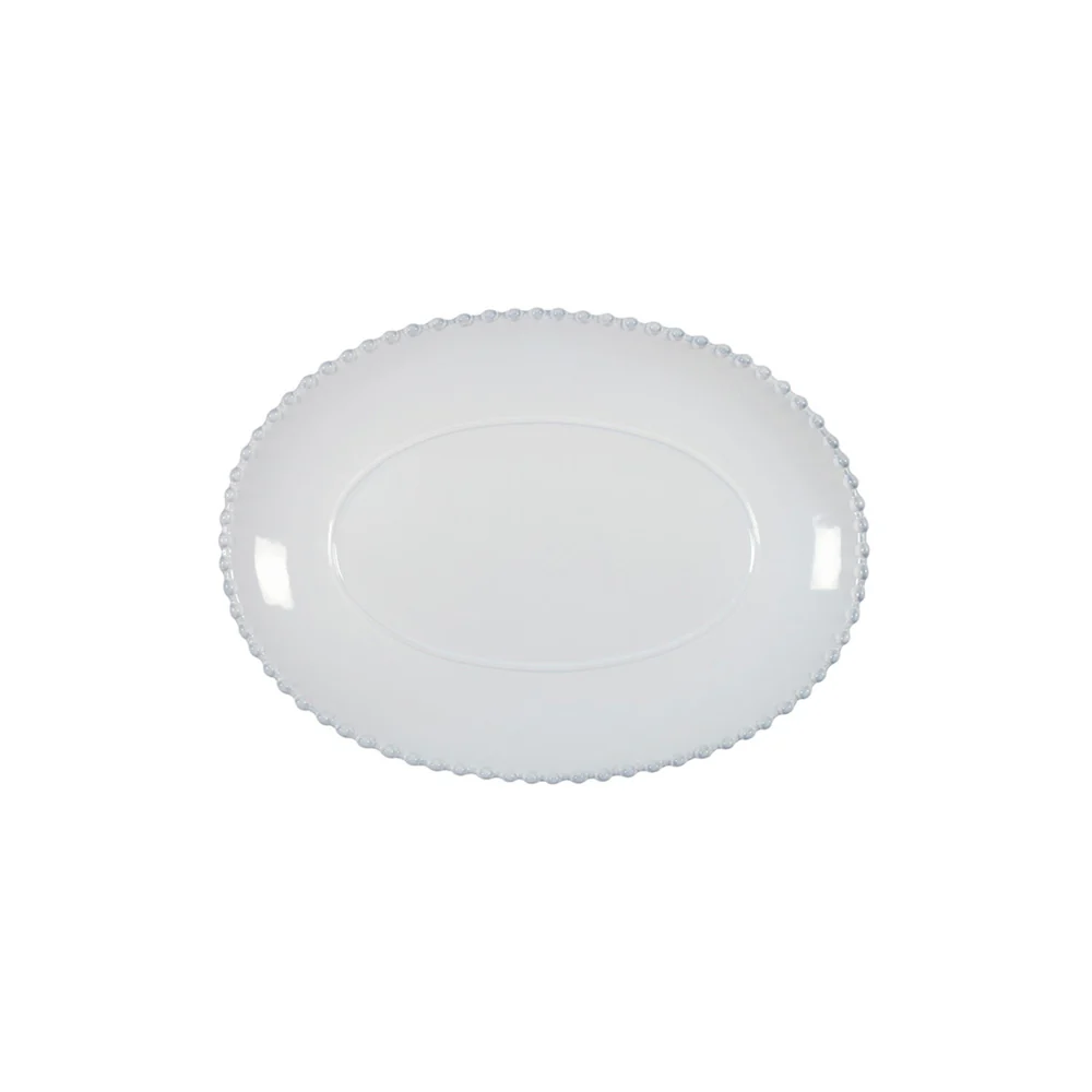 PEARL Oval platter 34, White