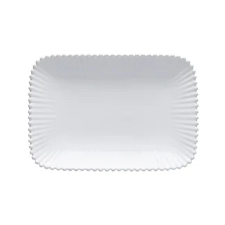 PEARL Rect. platter 30, White
