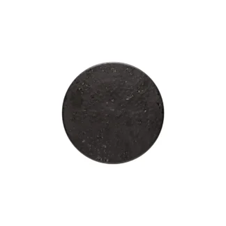 RESONANCE Round plate 20, Black