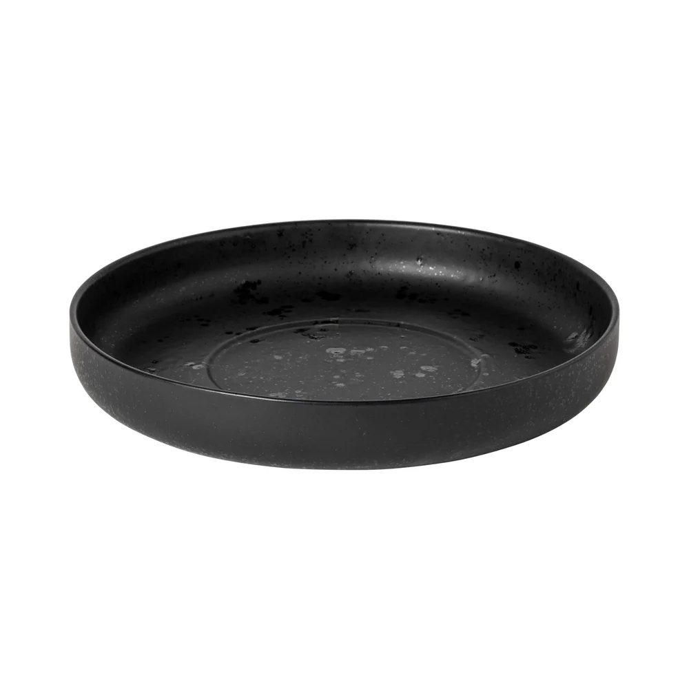 RESONANCE Deep round plate 29, Black
