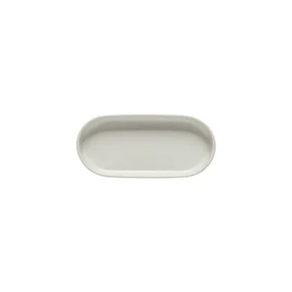 REDONDA Oval platter 21, White