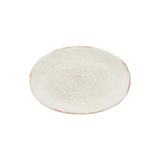 VERMONT Oval plate/platter 28, Cream