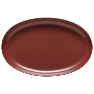 PACIFICA Oval platter 41, Cayenne