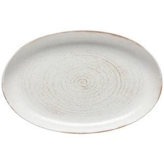 VERMONT Oval platter 41, Cream