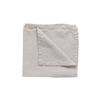 LUISA Napkin 100% LI ajour, Cloud grey