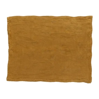 MARIA Place mat 100% LI, Olive